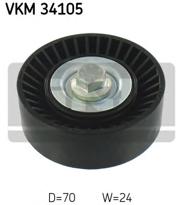 VKM 34105 SKF Ролик модуля натягувача ременя1